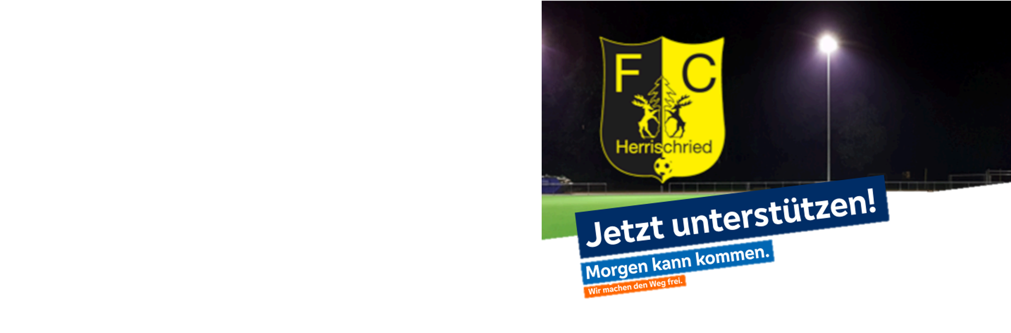 Damit es nicht dunkel wird!